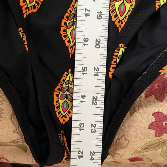 Trina Turk Moroccan Medallion Goddess High-Neck One Piece Swimsuit Bathing Suit - Picture 14 of 14